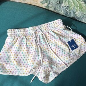 Roller rabbit X target disco hearts athletic shorts size extra small xs